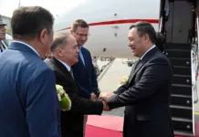 Президент Садыр Жапаров с рабочим визитом прибыл в Венгрию