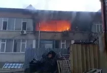 В школе № 63 Бишкека произошел пожар