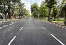 Бүгүн Бишкекте Жаш Гвардия бульварынын бир бөлүгү унаа кыймылы үчүн ачылат