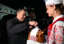 Садыр Жапаров ЕАЭБ жыйынына жана IV ЕЭФке катышуу үчүн Минск шаарына келди