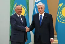 Жогорку Кеңештин төрагасы Казакстандын президенти менен жолукту