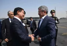 Адылбек Касымалиев Өзбекстанга иш сапары менен келди