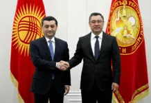 Садыр Жапаров принял главу МИД Узбекистана в Чолпон-Ате