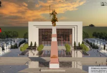 В Сети появились эскизы нового памятника Манасу на площади Ала-Тоо в Бишкеке