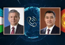 Садыр Жапаров поздравил по телефону Шавката Мирзиёева с днем рождения