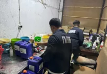 В подпольном цеху в Кара-Суу изготавливали контрафактные соки и квас