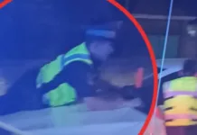 В Чуйской области подросток за рулем протащил сотрудника ОБДД на капоте автомобиля