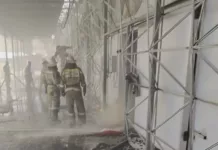 В Кок-Жаре сгорел большой склад с ягодами