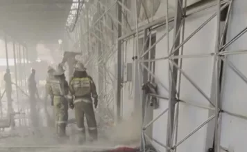 В Кок-Жаре сгорел большой склад с ягодами