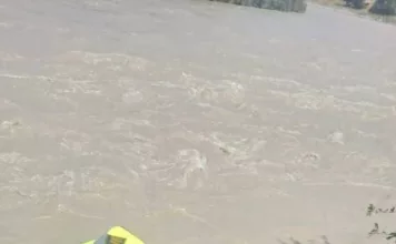 Көпүрө сынып, Нарын дарыясына түшүп кеткен айдоочунун сөөгү табылды