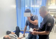 В Бишкеке мужчина угнал «Киа Оптиму» и попал в ДТП.