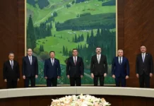 Садыр Жапаров принял секретарей Советов безопасности государств — членов ОТГ