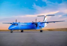 Asman Airlines компаниясына Dash 8 Q400 учагы келди