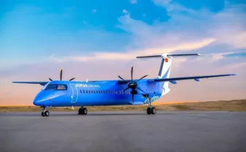 Asman Airlines компаниясына Dash 8 Q400 учагы келди