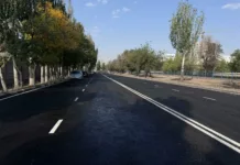 После ремонта открыли участок улицы Льва Толстого в Бишкеке