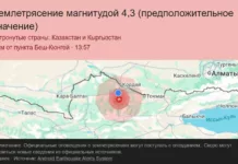 В Бишкеке произошло землетрясение