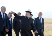 Президент Садыр Жапаров Ысык-Көл облусунда Түп — Кеген жолун ачты
