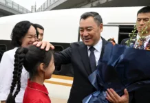 Президент Садыр Жапаров в рамках рабочего визита прибыл в Пекин