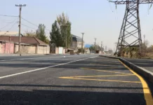 Улицу Куланак в Бишкеке открыли для проезда после ремонта