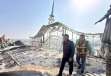 Президент поручил мэру Оша отремонтировать многоэтажку, пострадавшую от пожара