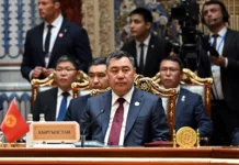 Садыр Жапаров выступил на заседании Совета глав государств СНГ в Душанбе