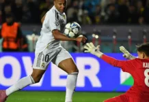 «Реал» разгромил «Кайрат» в Лиге чемпионов