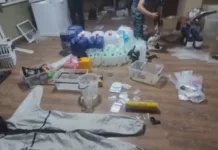 В Чуйской области преступники арендовали дом, где открыли нарколабораторию, изъято почти полтонны наркотиков и прекурсоров