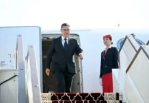 Садыр Жапаров прибыл в Таджикистан на саммиты СНГ и «Центральная Азия – Россия»