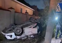 Шесть подростков на машине попали в серьезное ДТП в Бишкеке