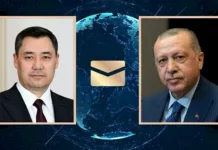 Президент Садыр Жапаров выразил соболезнования президенту Турции