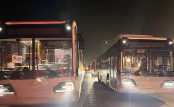 В Бишкек прибыла первая партия новых автобусов из Китая