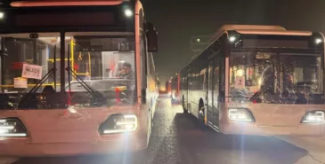 В Бишкек прибыла первая партия новых автобусов из Китая Главная