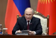 Путин поблагодарил Жапарова за работу, проведенную в рамках председательствования в ОДКБ