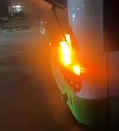 В Бишкеке в районе рынка «Мадина» загорелся автобус Главная