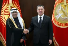 Садыр Жапаров принял посла Аравии по случаю завершения его дипломатической миссии