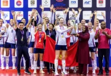 Женская сборная команда Кыргызстана по волейболу стала победителем Кубка CAVA