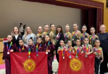 Кыргызстанские гимнастки взяли золото на турнире Shoin Cup в Японии