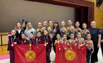 Кыргызстанские гимнастки взяли золото на турнире Shoin Cup в Японии