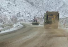 Перевал Кара-Гоо закрыт для проезда до прекращения осадков