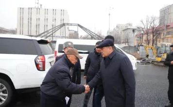 Ташиев поручил демонтировать конструкции, сужающие проспект Чуй