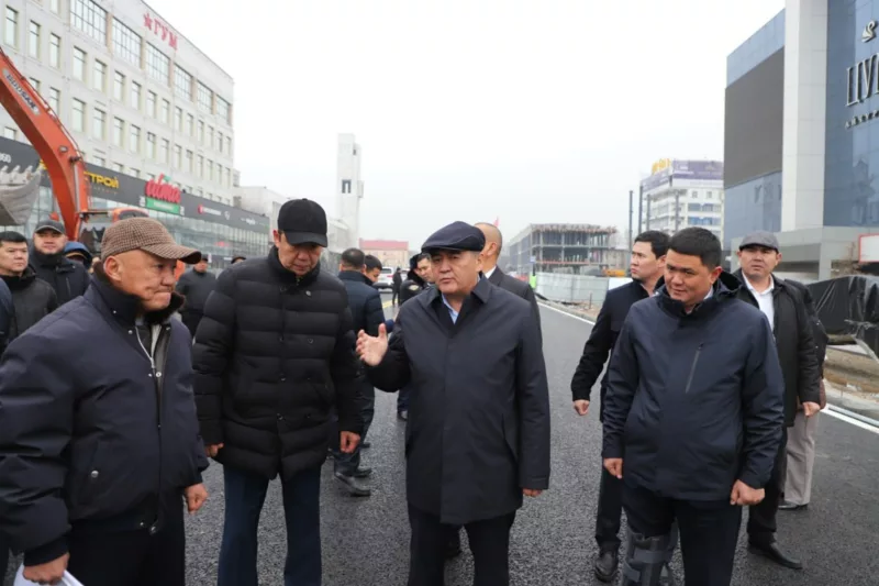 Photo 2025 12 08 12 45 45 ташиев поручил демонтировать конструкции, сужающие проспект чуй