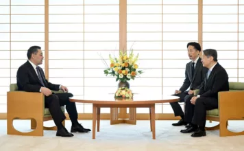 Президент Садыр Жапаров встретился с императором Японии Нарухито
