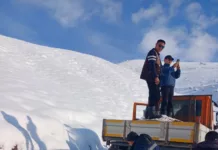 В Токтогуле в снежный плен попали 26 чабанов с 8 тыс голов скота