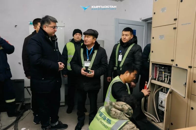 Photo 2025 12 30 11 40 23 4 "туман больше не преграда". В аэропорту "манас" устанавливают современную светосигнальную систему