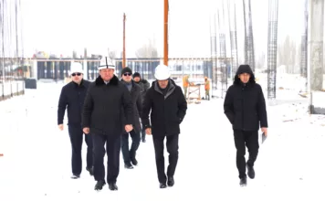 Талас шаарында “Баластан” заманбап оюн-зоок борборунун курулушу жүрүүдө