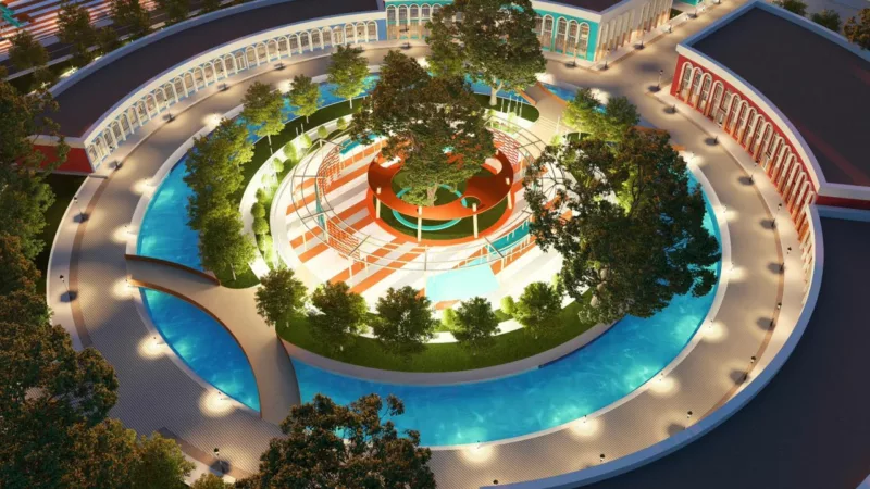 6f265702 2f04 482b 9ead e7c25971e0a0 талас шаарында “баластан” заманбап оюн-зоок борборунун курулушу жүрүүдө