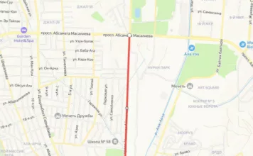 Проспект Айтматова в Бишкеке выше Южной магистрали открыт для движения