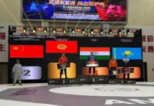Кыргызский военный завоевал золото международного турнира по спортивным единоборствам AMMA (азиатский аналог рукопашного боя и джиу-джитсу)
