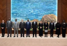 Садыр Жапаров принял постоянных представителей иностранных государств при ООН