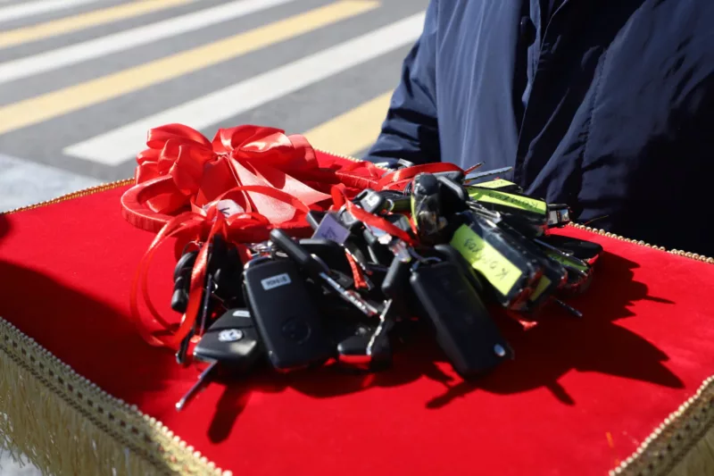 2 талас облусуна ата мекендик өндүрүштөгү 42 атайын техника тапшырылды